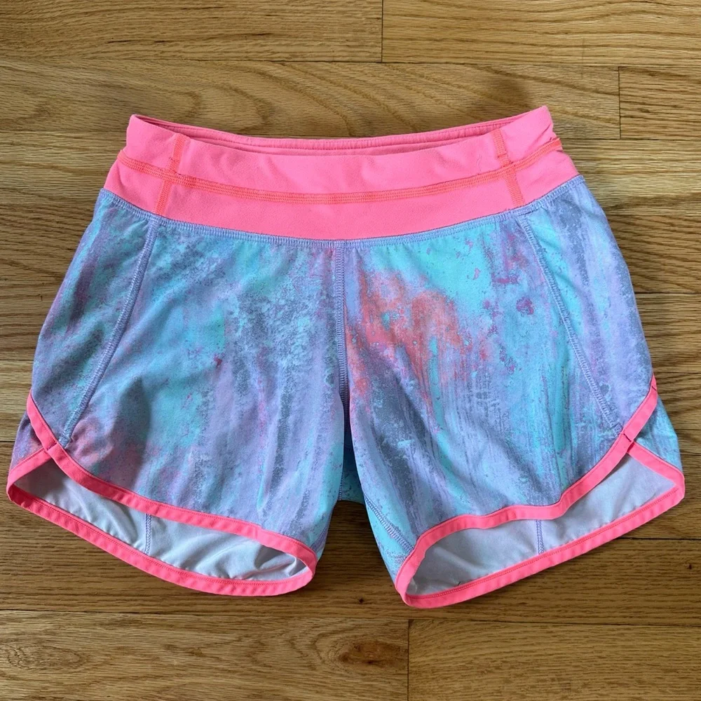 Ivivva by Lululemon Relay Racer Running Shorts Girls Size 12